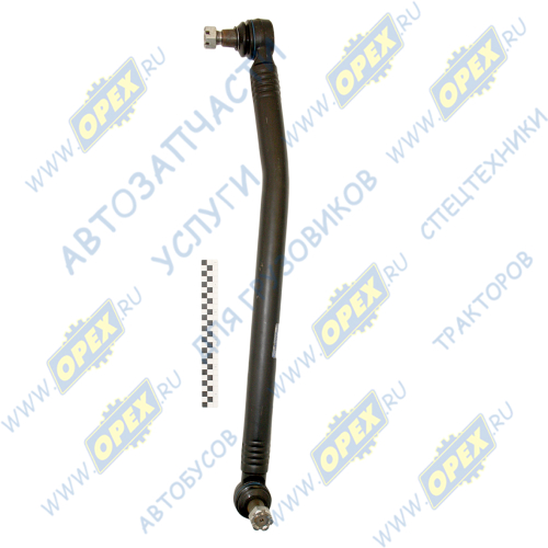 R6520-3414010 Тяга рулевая КАМАЗ-6520 продольная в сборе L=828мм (между центрами шаровых пальцев); обжимная ГК Ростар1